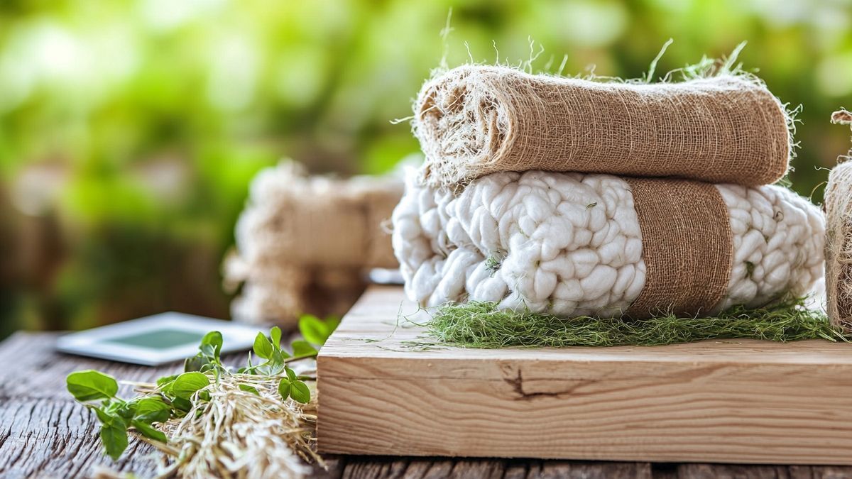 Ouate cellulose et fibres textiles recyclées : matériaux durables pour l'écologie