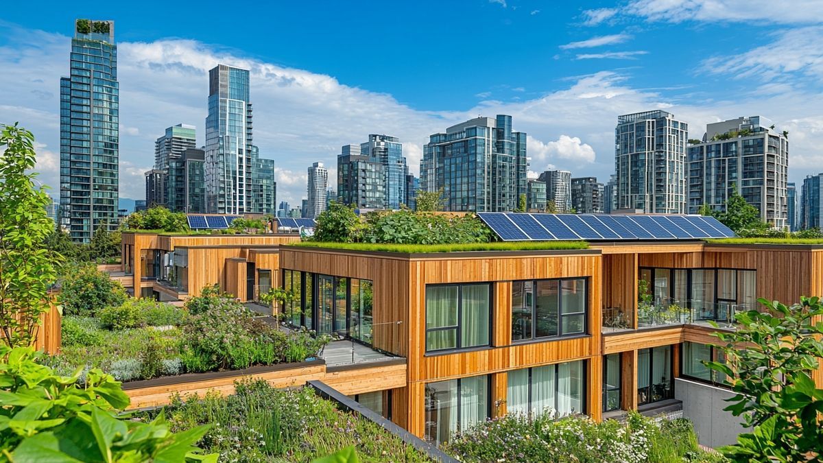 Toitures terrasses végétalisées pour une agriculture verticale durable