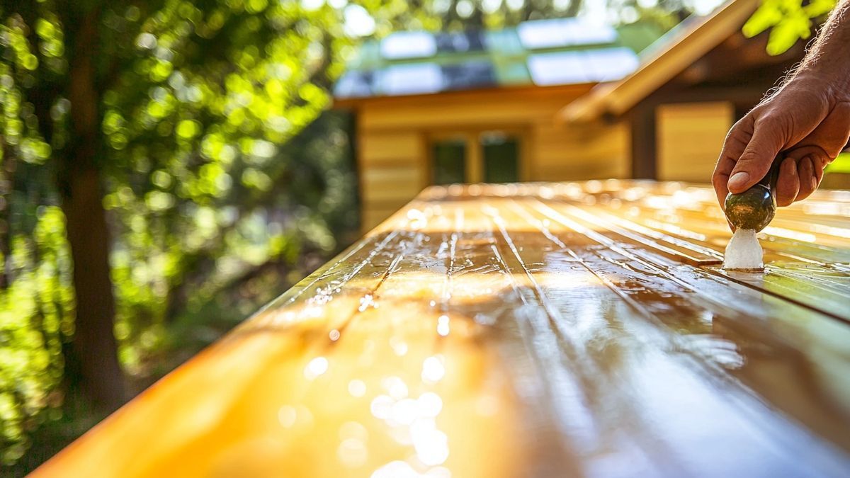 Traitement bois pour protection contre champignons et insectes